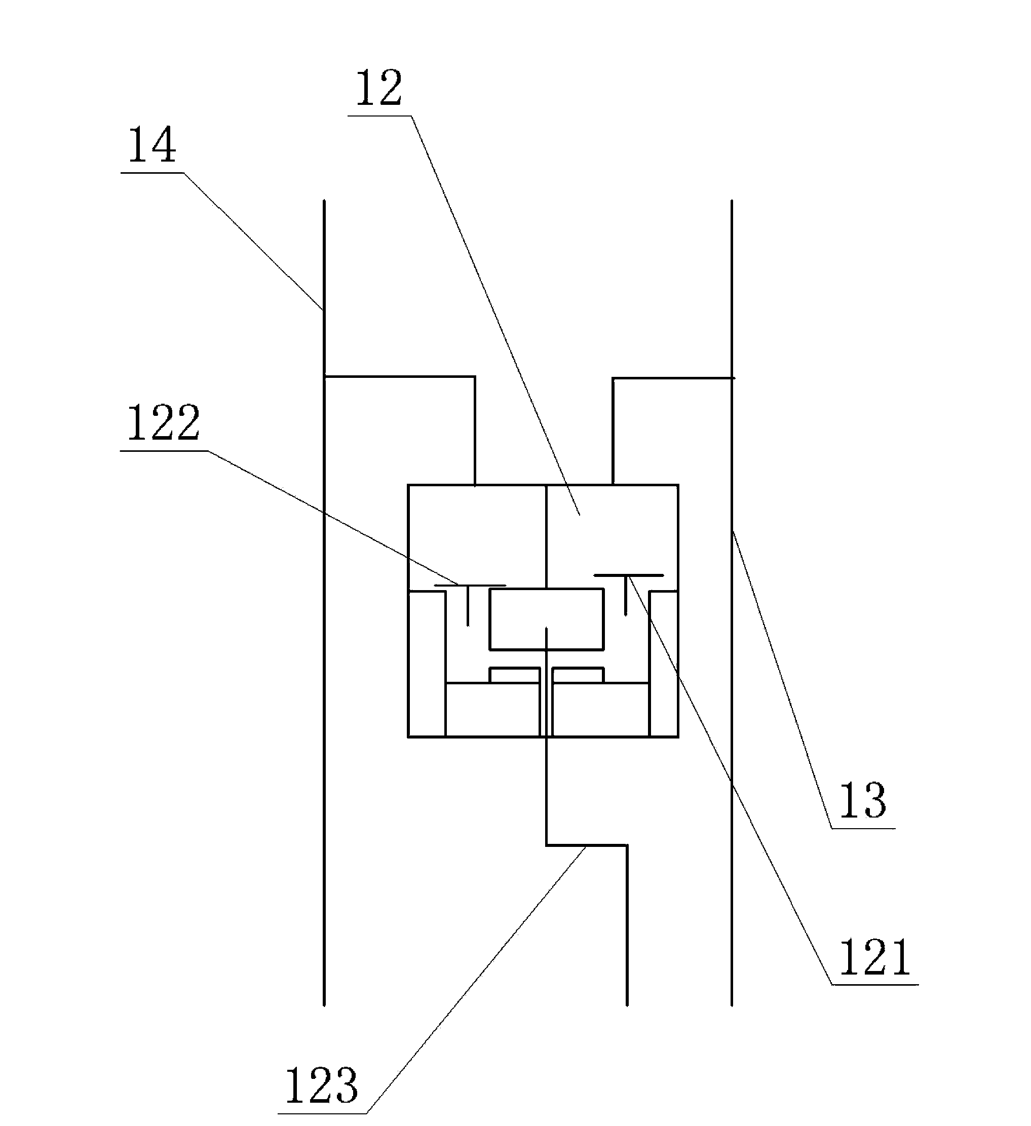 Hydraulic drive oil extraction device