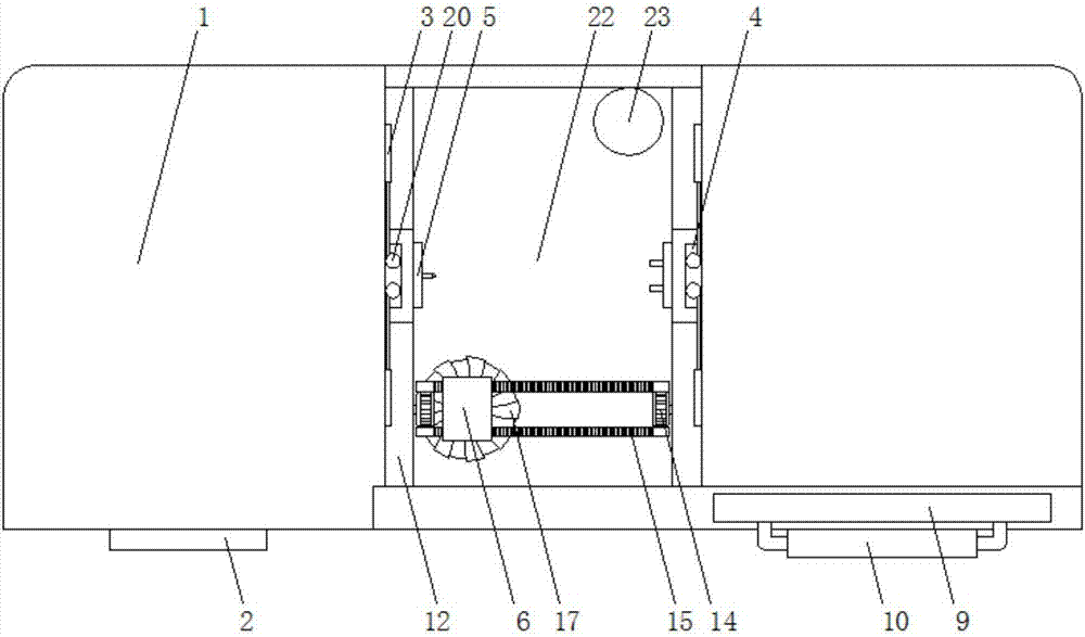 Numerical-control machine tool cleaning device