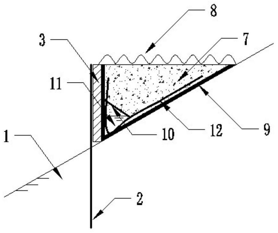 Water and soil co-storage and ecological slope protection method for karst sloping field and stony desertification side slope