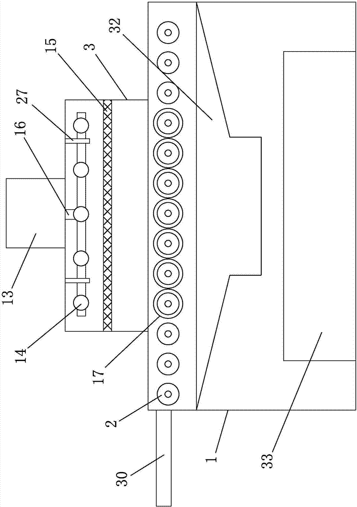 Cleaning device used for hollow glass production