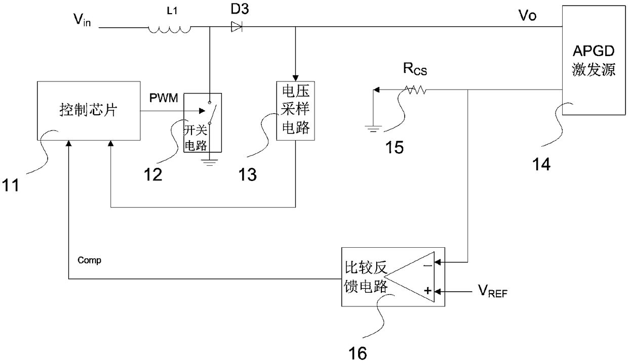 Discharge circuit with constant voltage and constant current