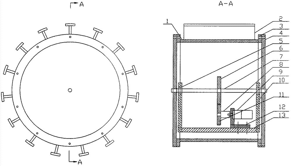 Water-land amphibious barrel-shaped robot