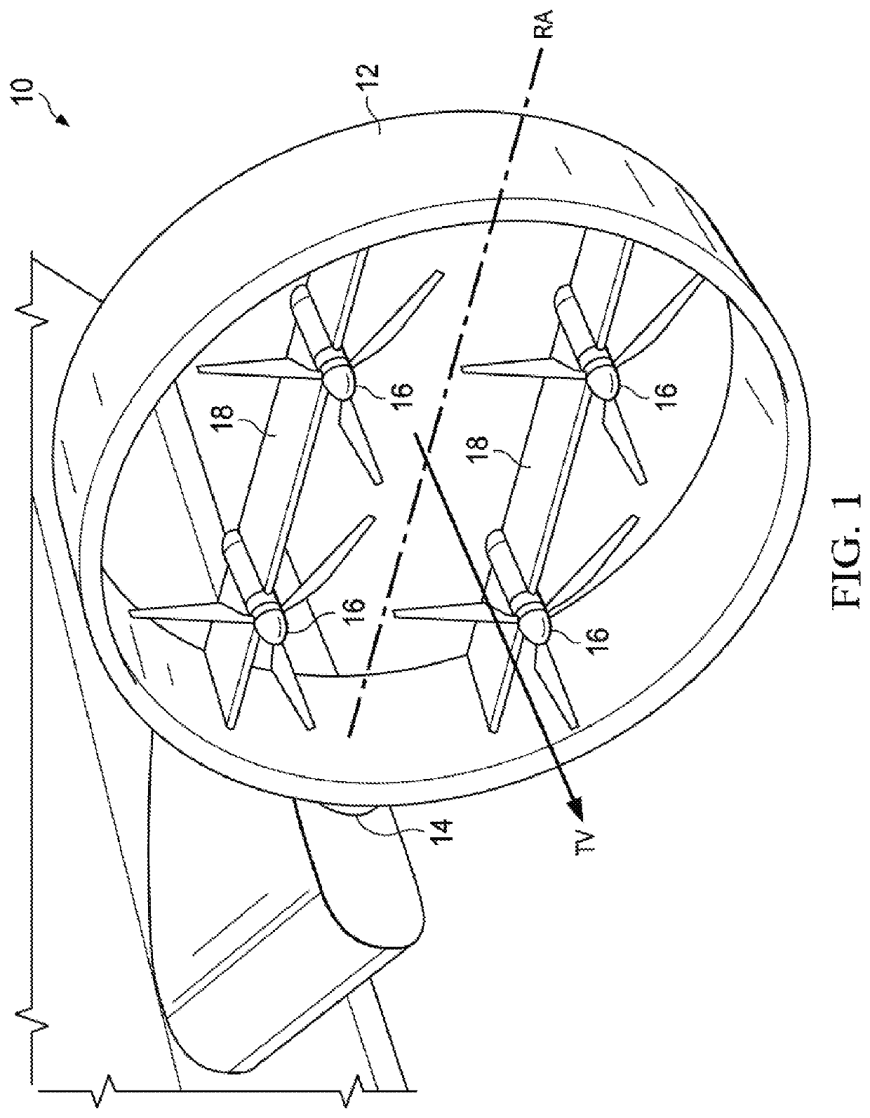 Autonomous thrust vectoring ring wing pod