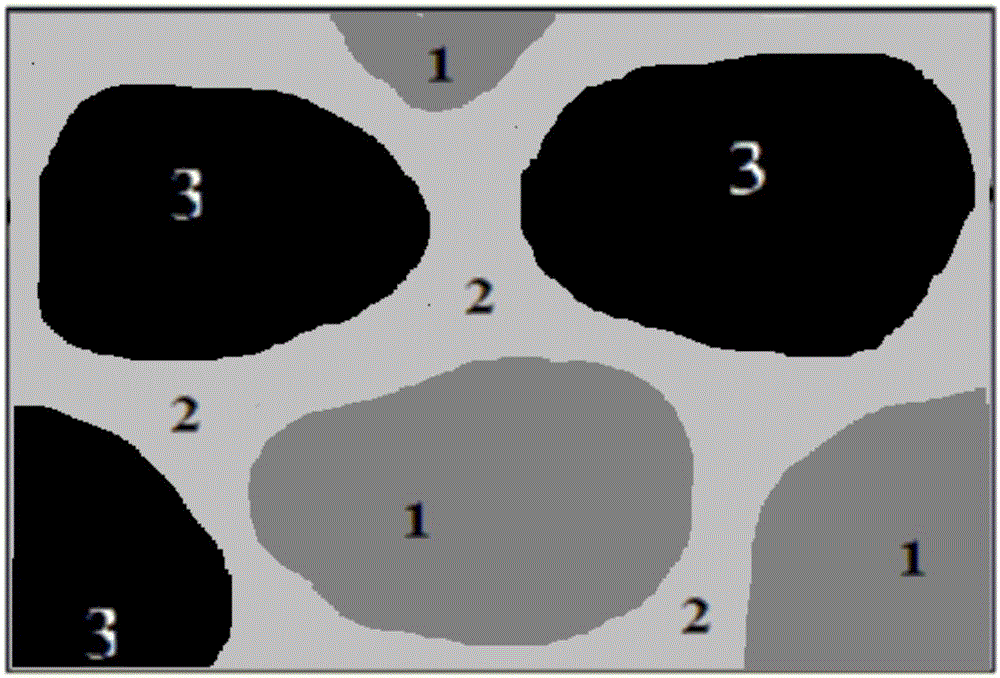 Double-hard magnetic main phase mixed rare-earth permanent magnet and preparation method thereof