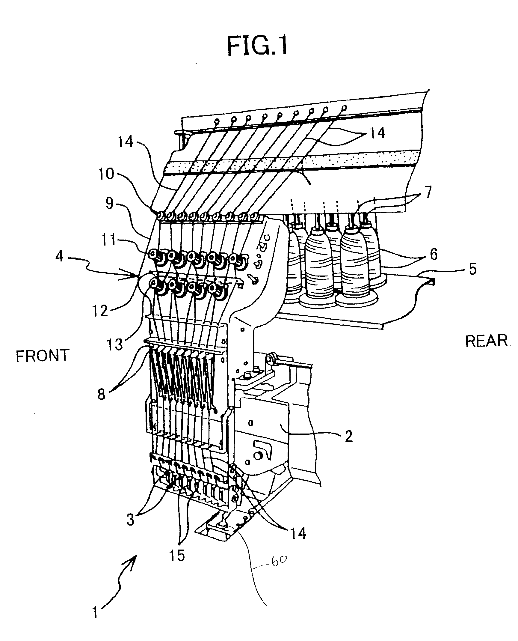 Thread breakage detection device for sewing machine