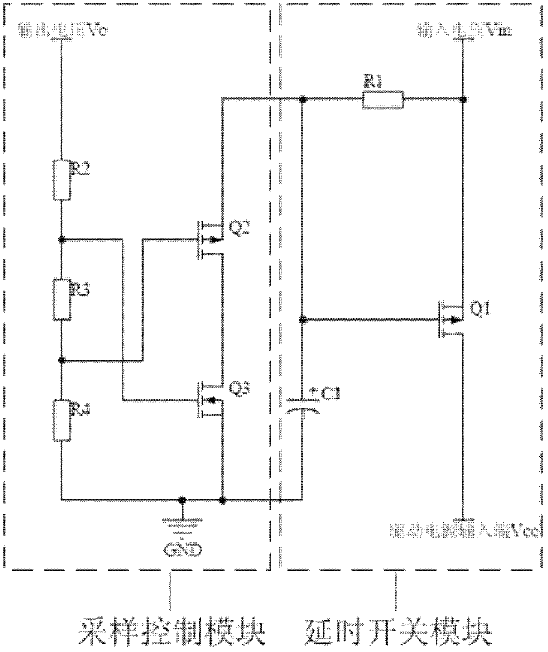 Recoverable protective circuit of boosting LED (light emitting diode) driving power supply and design method of recoverable protective circuit