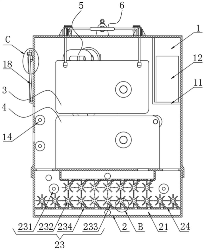 Quick-washing and quick-drying textile non-woven fabric processing equipment