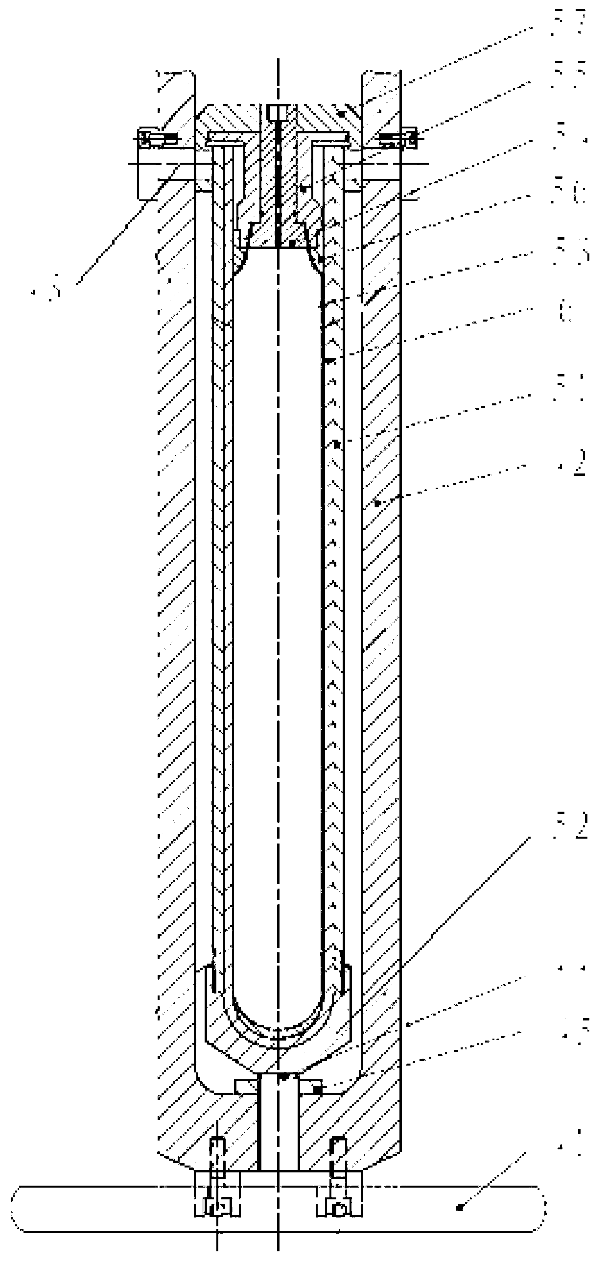 Device used for detecting pressure resistance of ceramic tube