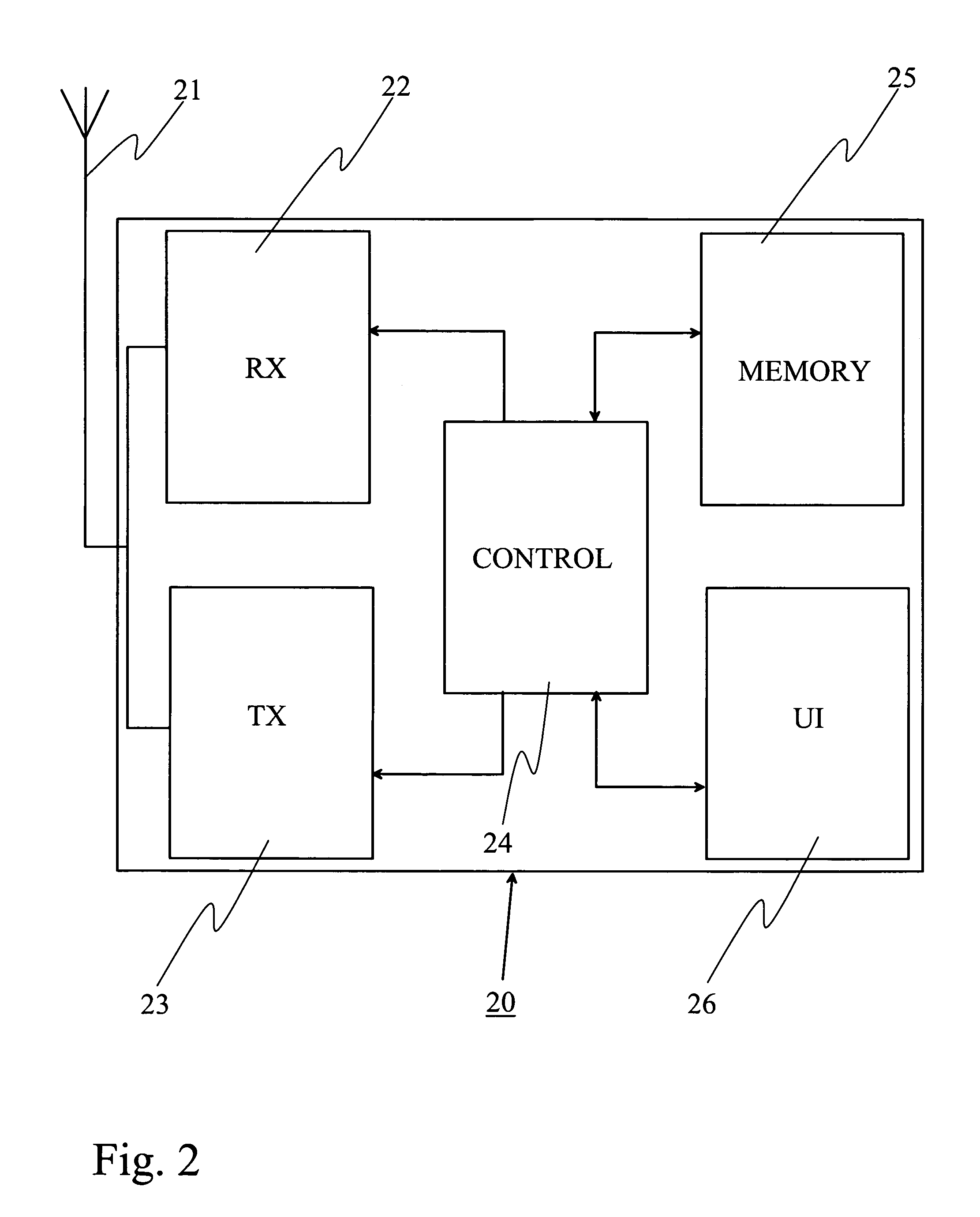 Method for saving power in a wireless terminal and a terminal