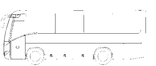 Large motor vehicle mounted traffic signal lamp periscope