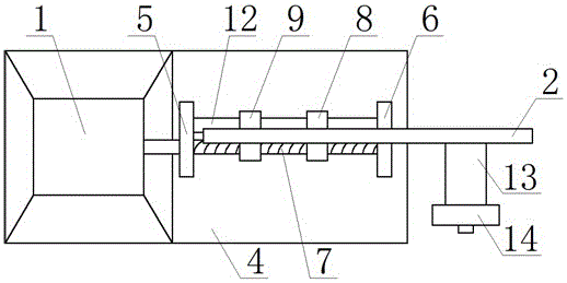 Grinding wheel cutting machine capable of realizing forwarding cutting