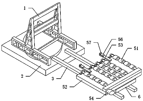 Plate overturning and stacking device