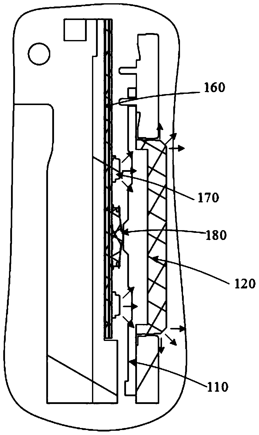 Key, processing method thereof and mobile terminal