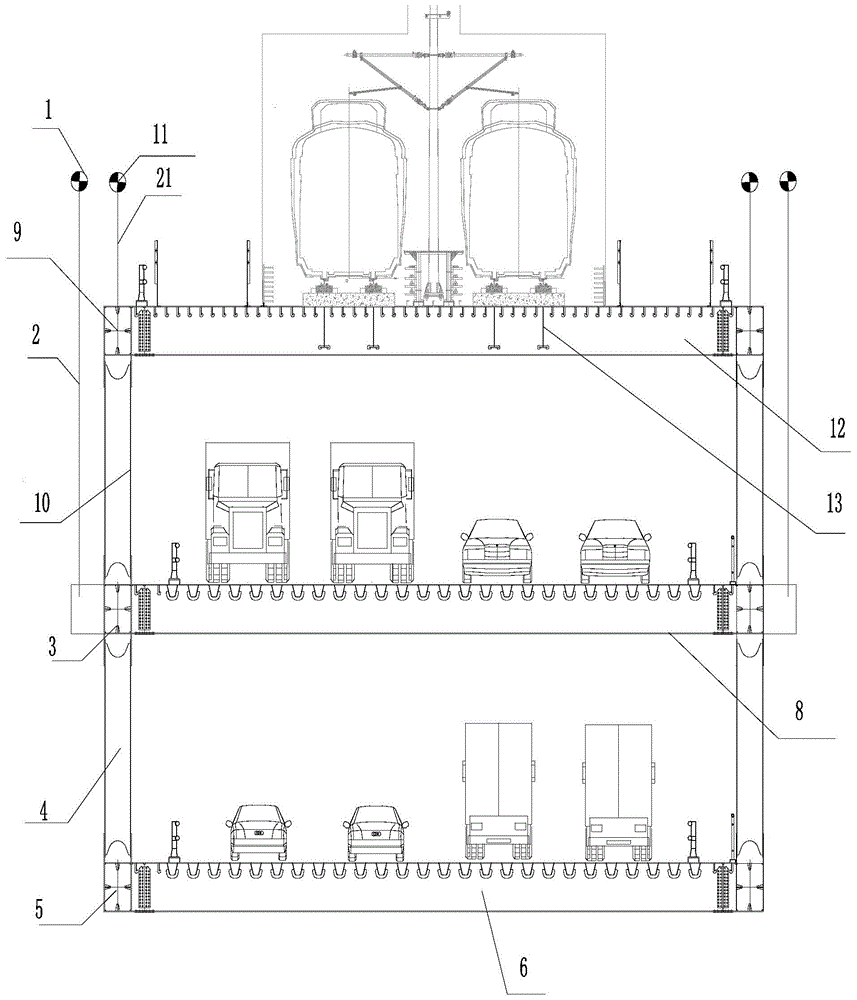 Phased Implementation Method of Public-Rail Dual-purpose Suspension Bridge with Multi-layer Deck