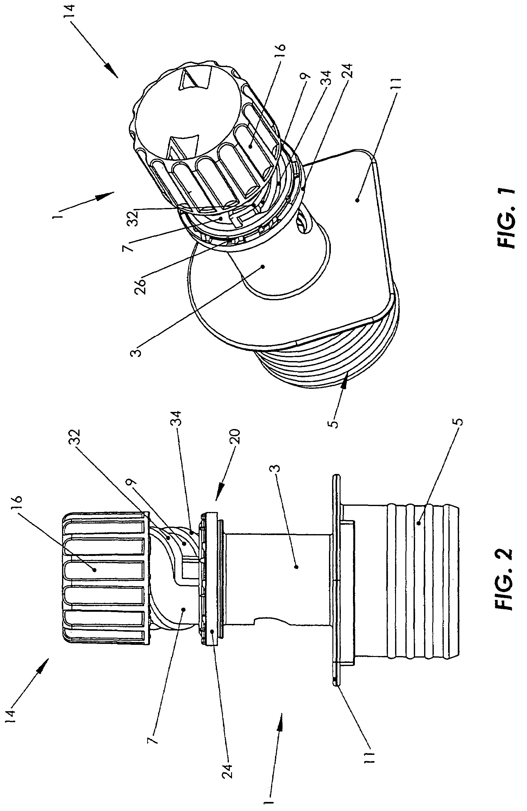 Delivering tap and process for manufacturing such tap