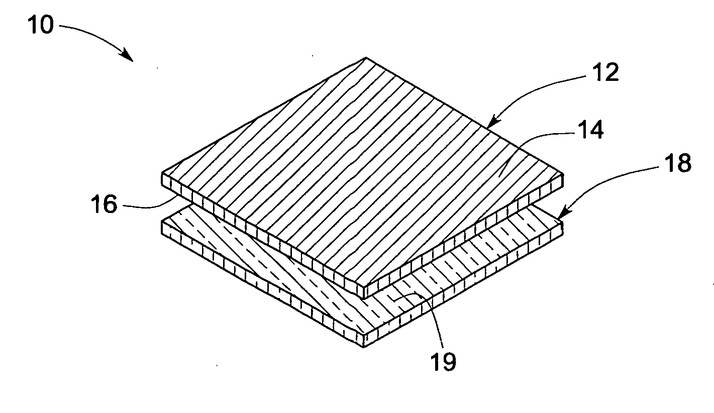 Thermal transport structure and associated method