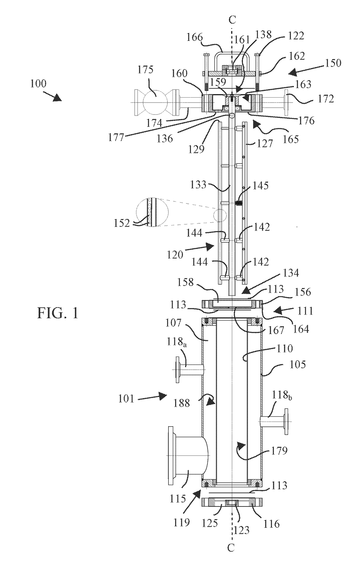 Vapor relief strainer with cleaner