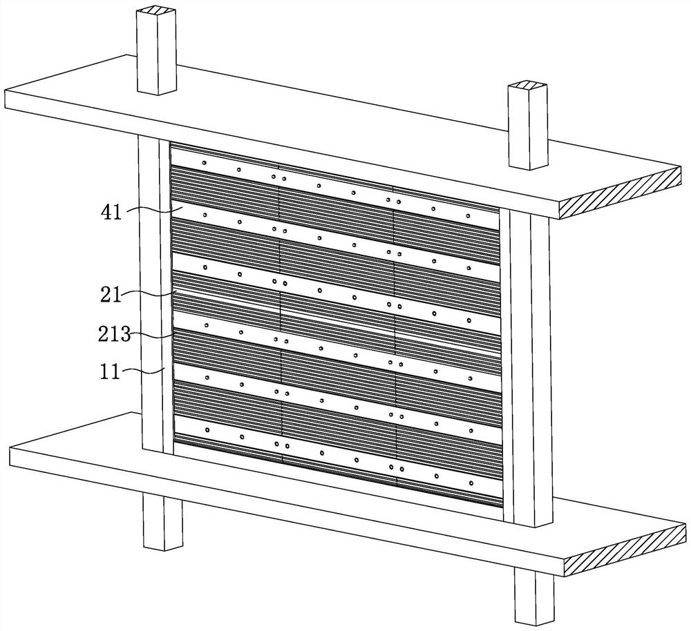 Combined wall structure and construction method thereof