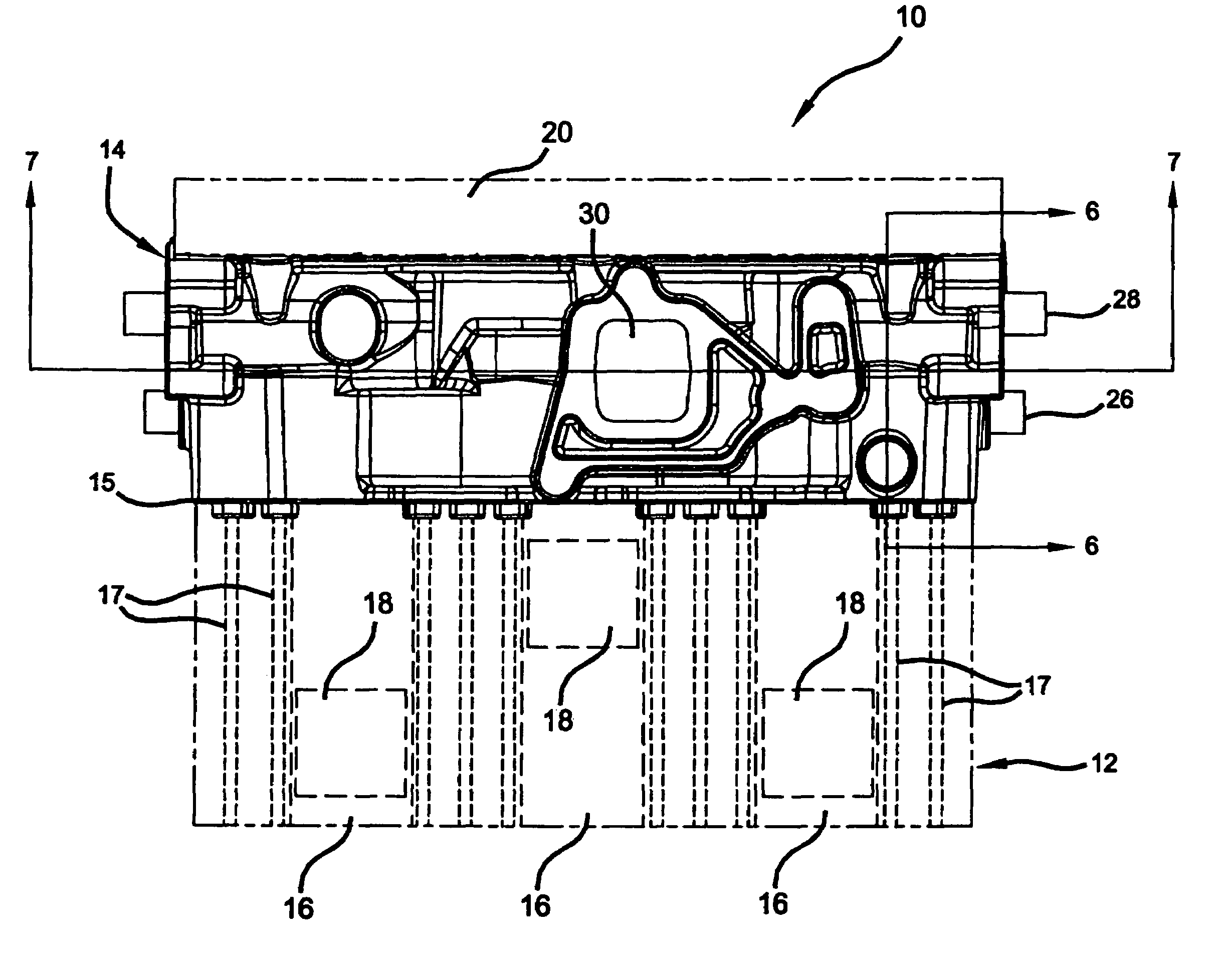 Cylinder head with integrated exhaust manifold