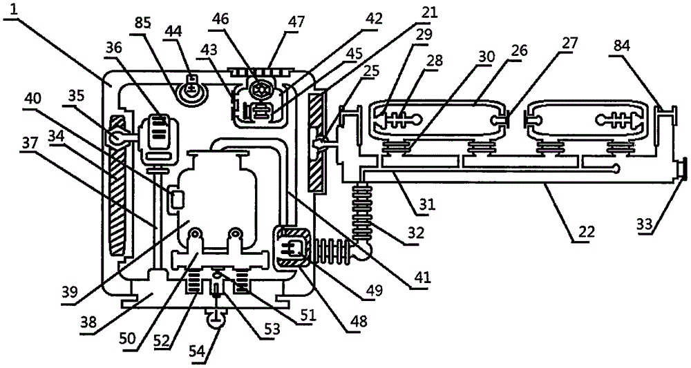 Drainage device for pediatric surgical operation wound cleaning