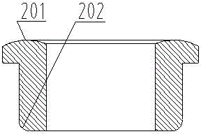 Die clamping bolt and tube pile forming die comprising die clamping bolt