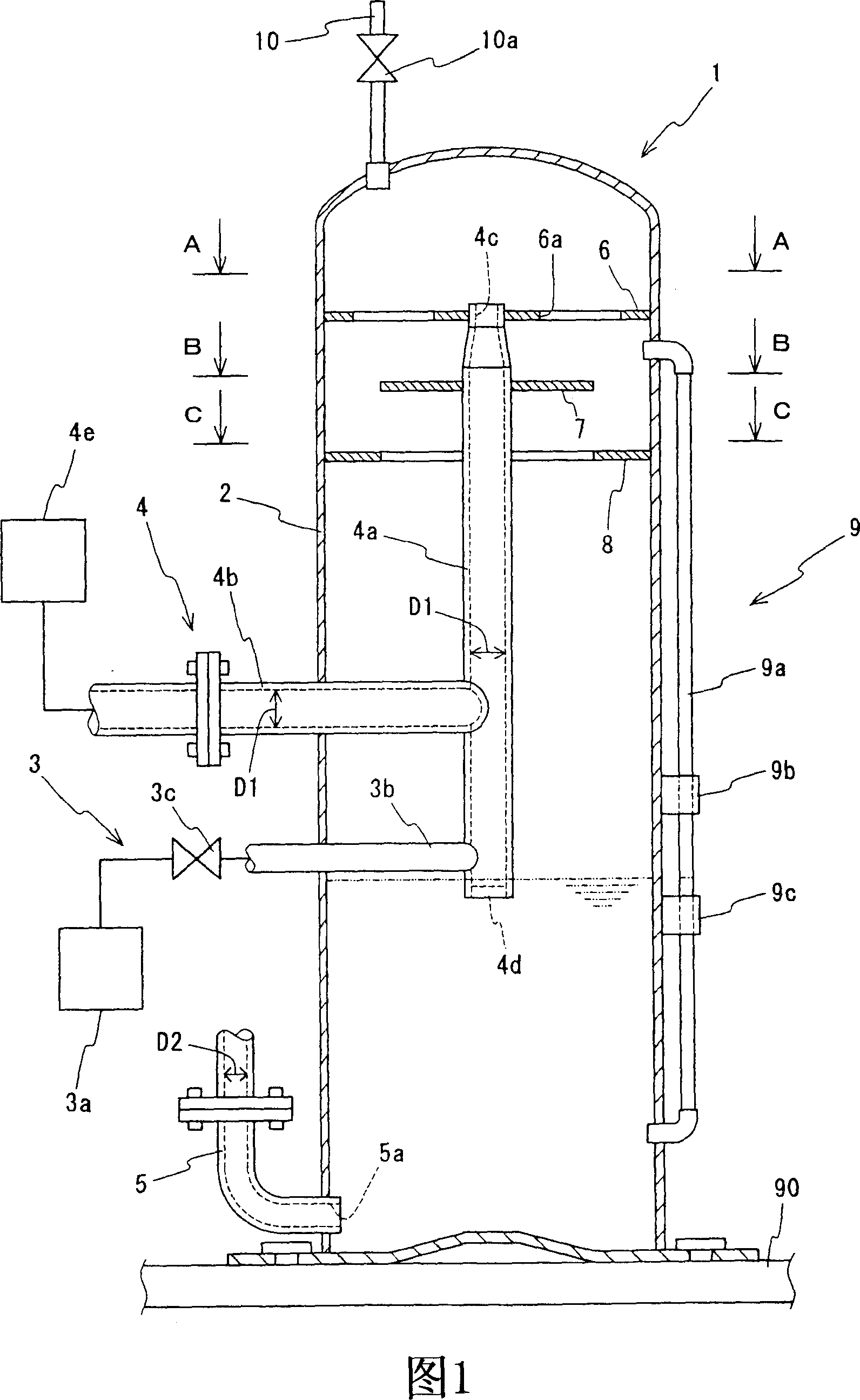 Gas dissolving device