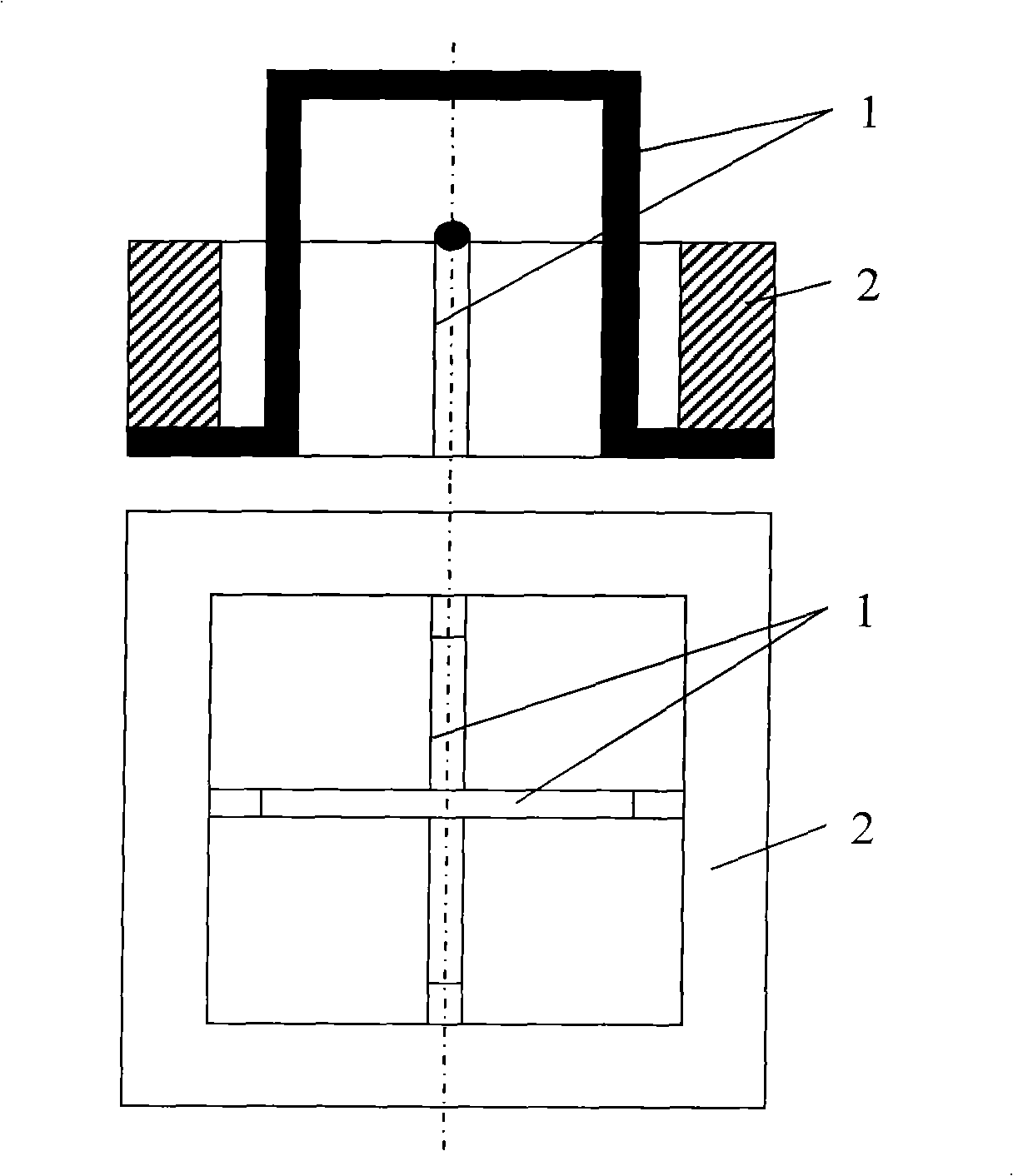 Method for producing steel/aluminum composite conductive pole