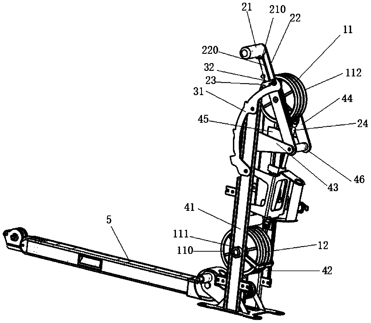 Elasticity adjusting mechanism for fitness gravity frame and fitness gravity frame