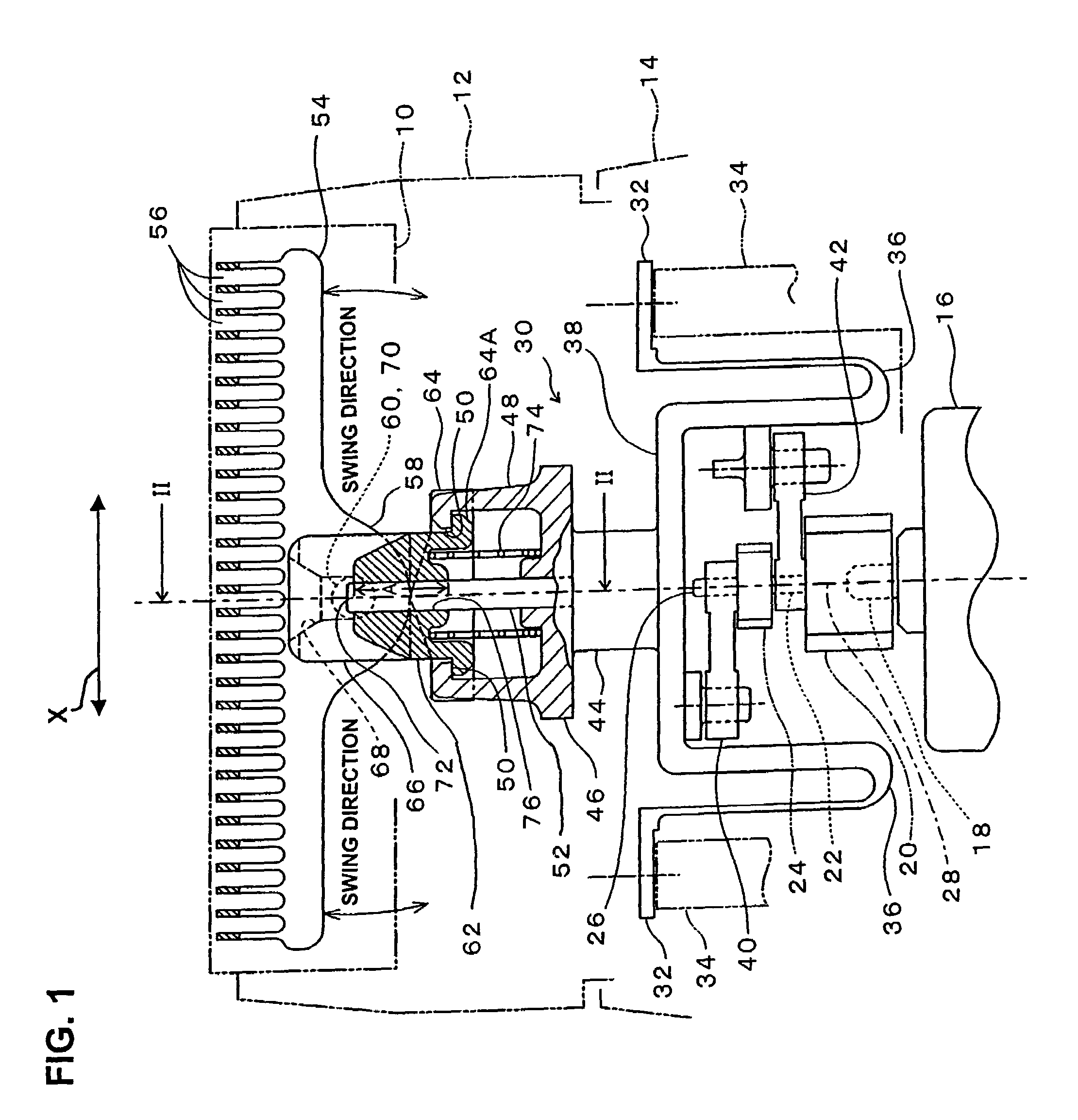 Reciprocating-type electric shaver