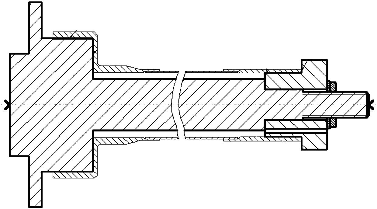 A processing method for precision large-size rigid pipe components