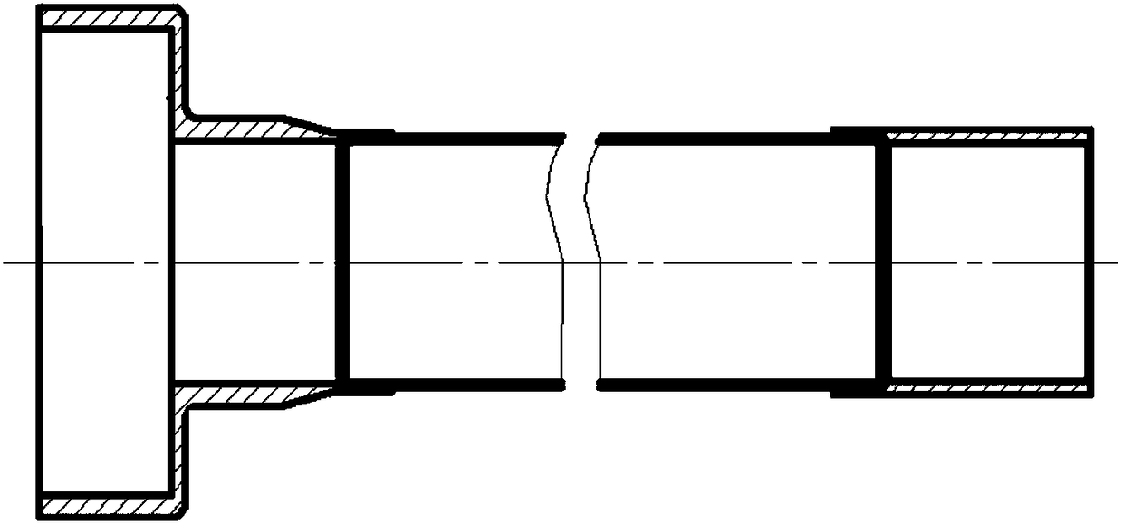 A processing method for precision large-size rigid pipe components