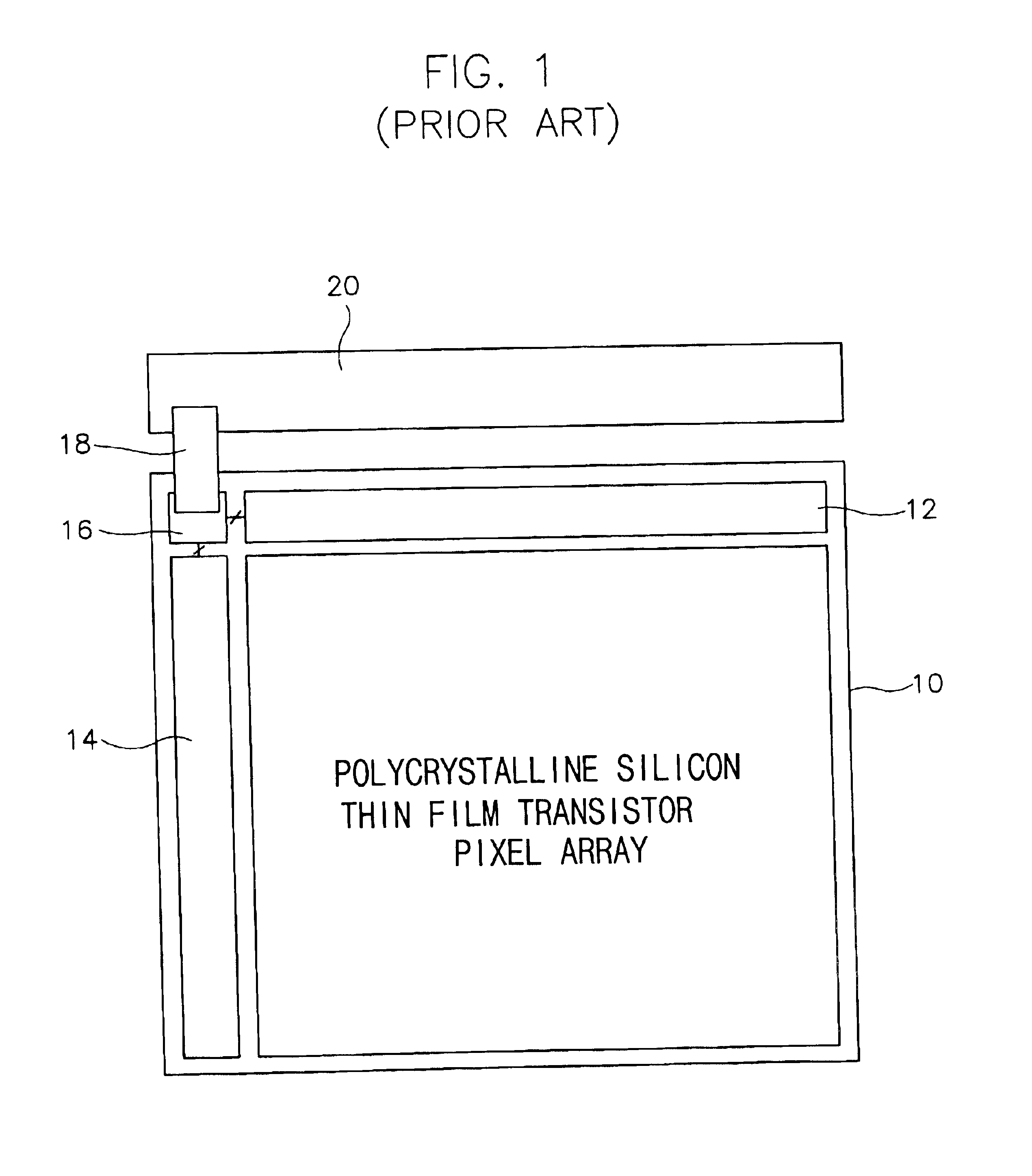 Amorphous silicon thin-film transistor liquid crystal display