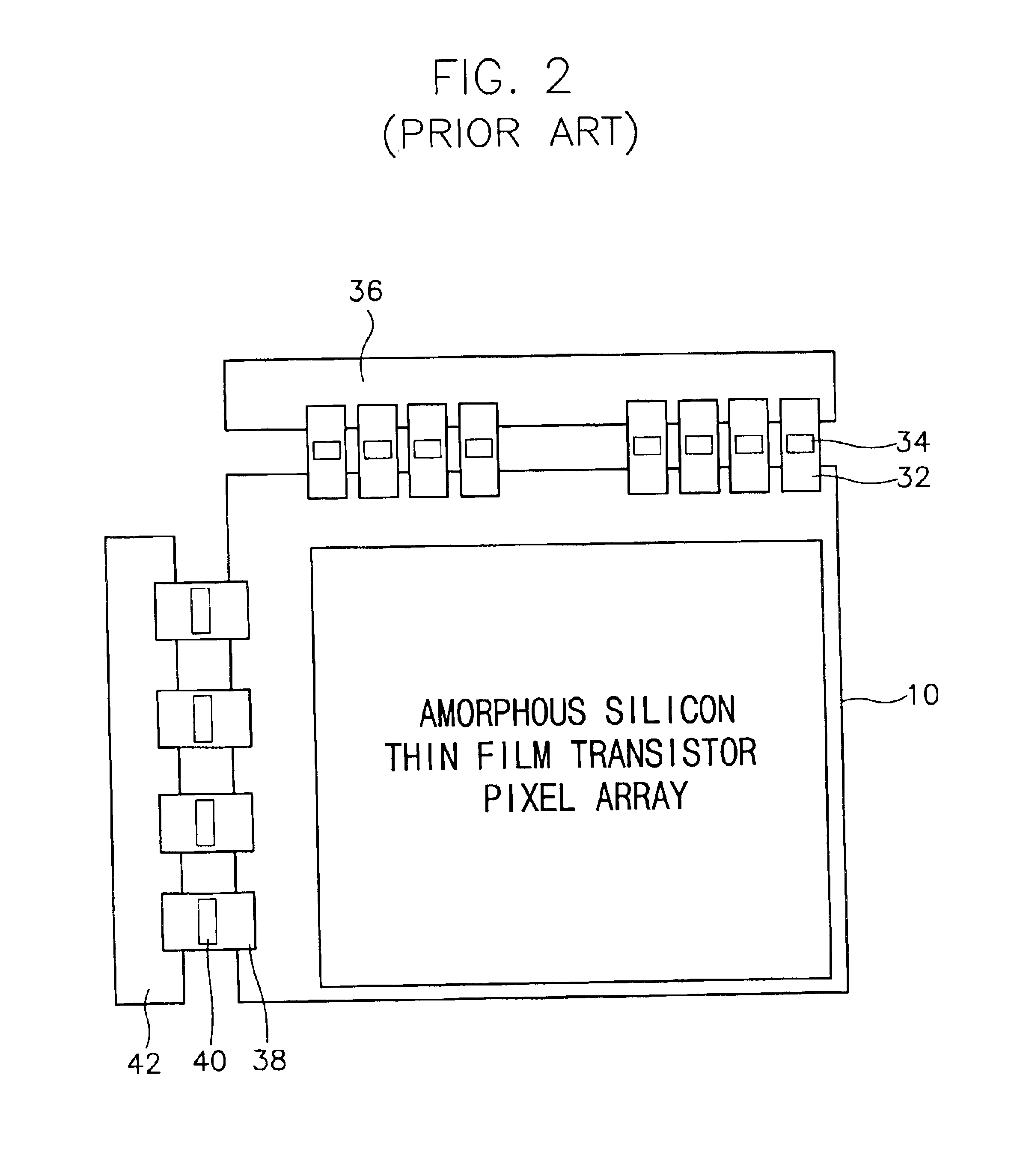 Amorphous silicon thin-film transistor liquid crystal display