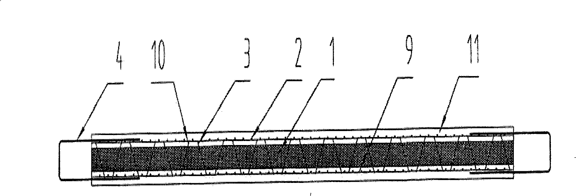 Network frame prefabricated composite board, sandwiched floor and its connection construction method