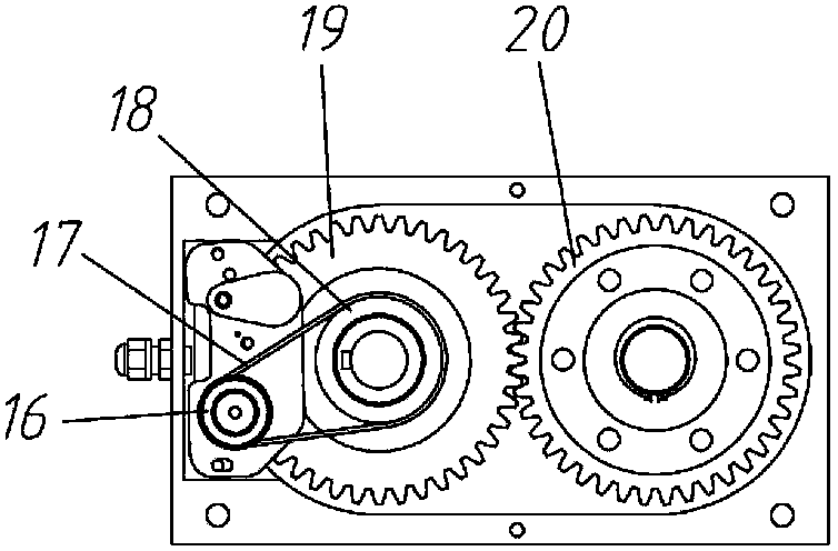 Symmetrical and rotary seedling weeding unit