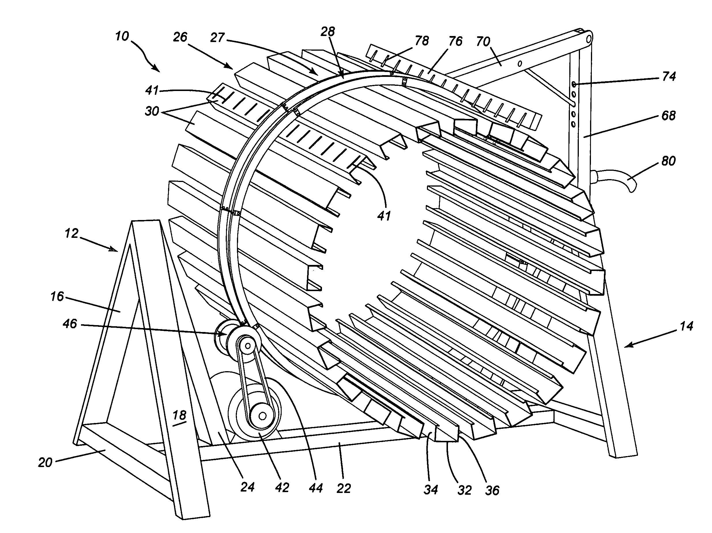 Rotary plant growing apparatus