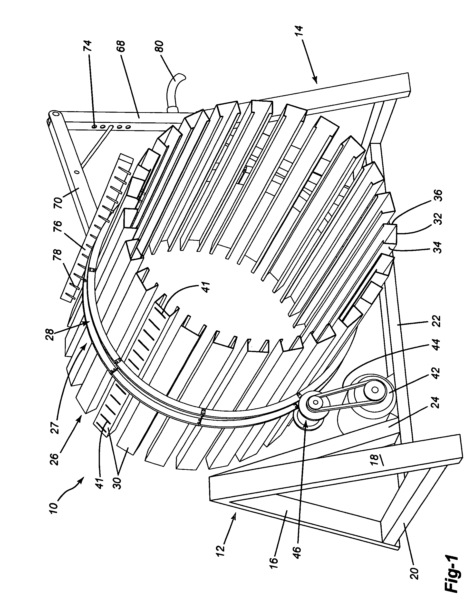 Rotary plant growing apparatus