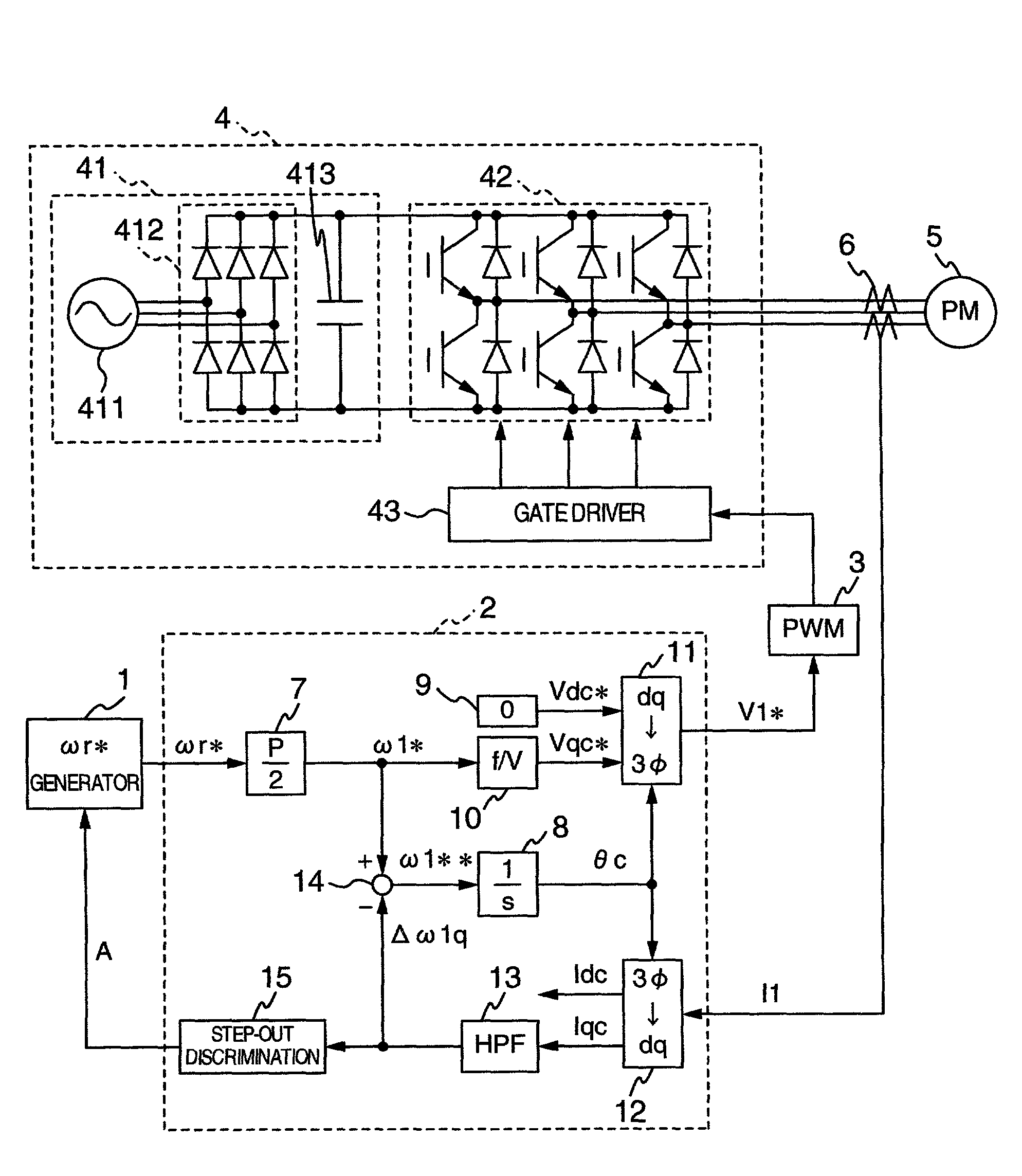 System for driving electric motor