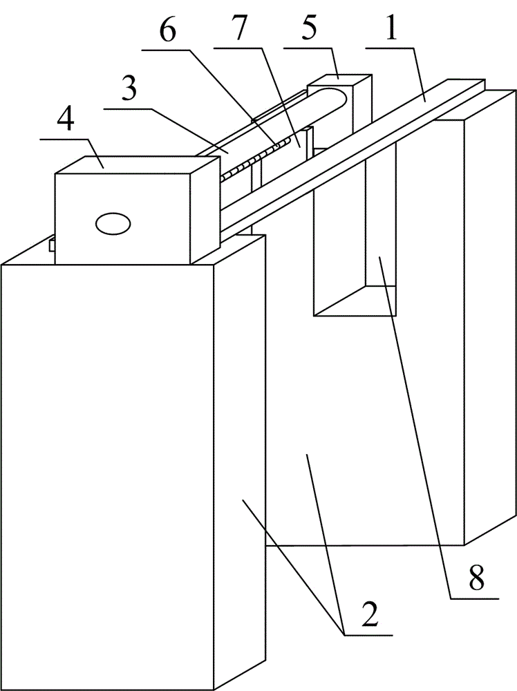 Top pushing structure of specimen analyzer