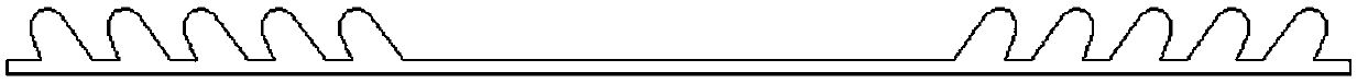 A tooth-shaped heat-conducting silicone rubber and its preparation method