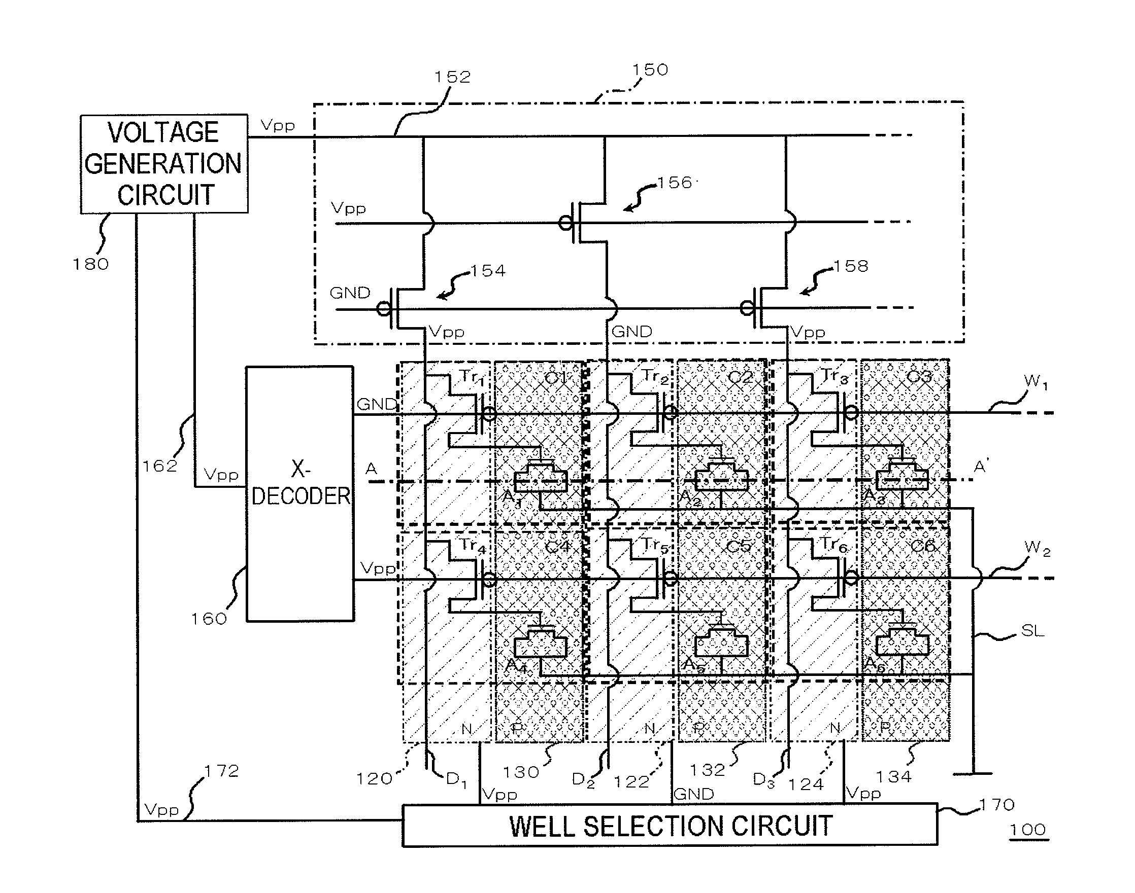 Semiconductor memory device and a method of controlling a semiconductor memory device