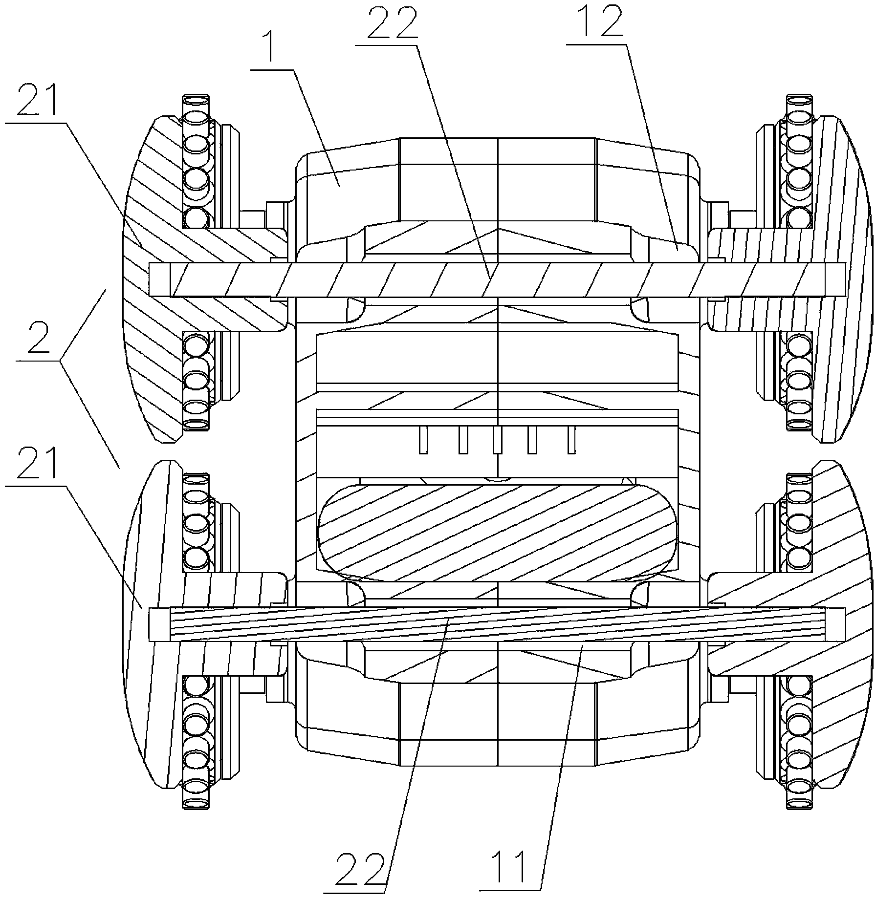 Toy car suitable for running on twisted track