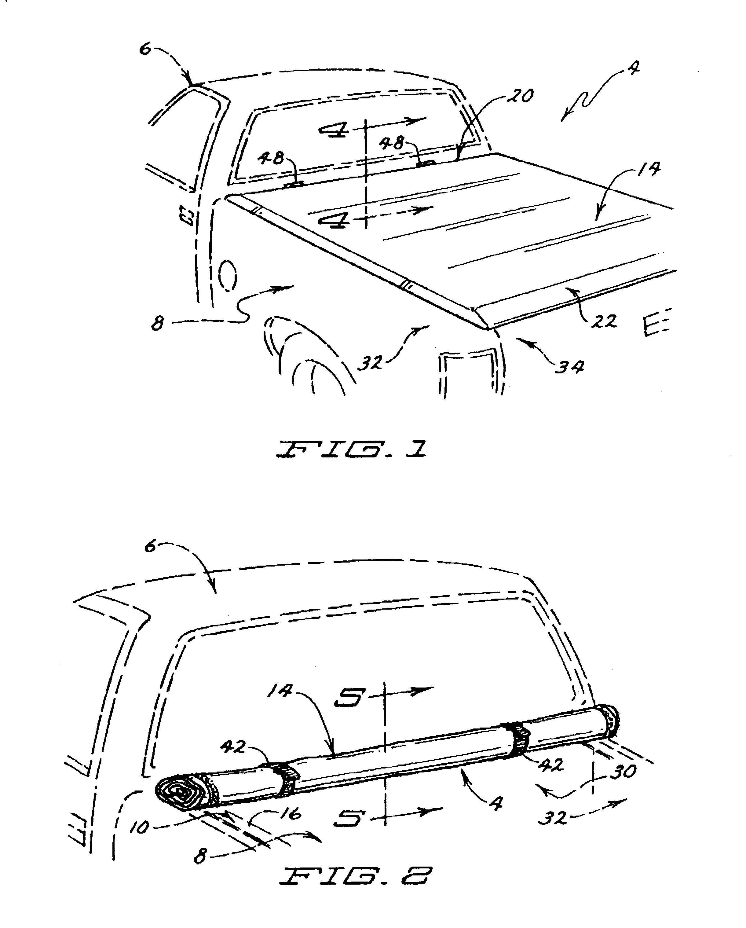 Strap bracket for soft roll-up covers