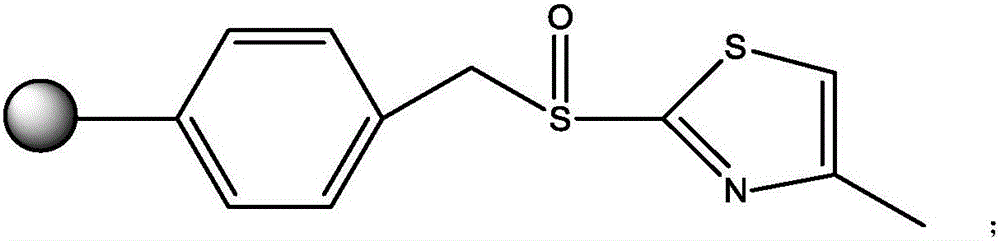 Method for separating iridium and platinum through polystyrene-4-methylthiazole sulfoxide resin