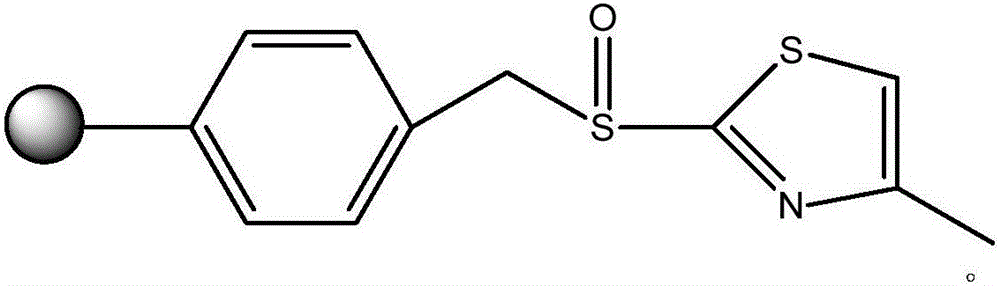 Method for separating iridium and platinum through polystyrene-4-methylthiazole sulfoxide resin