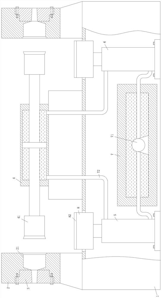 Precise aluminum profile extrusion forming equipment