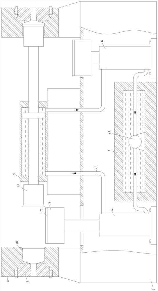 Precise aluminum profile extrusion forming equipment