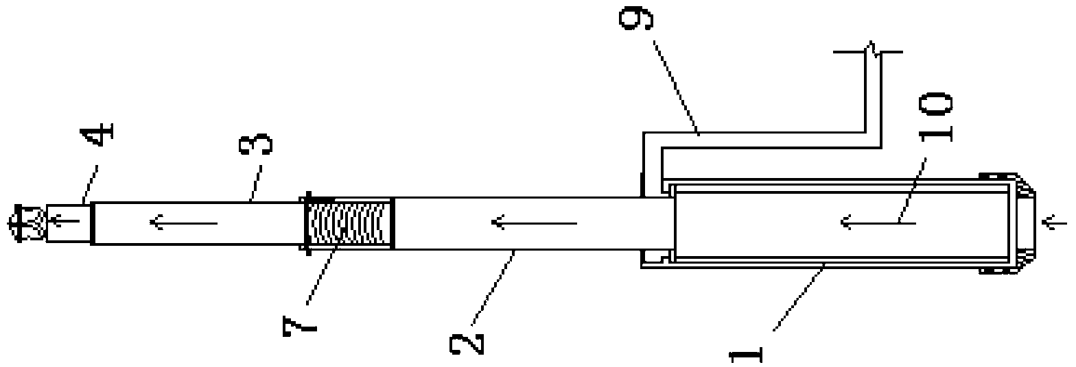 Buried auto-telescoping integrated spray irrigation unit