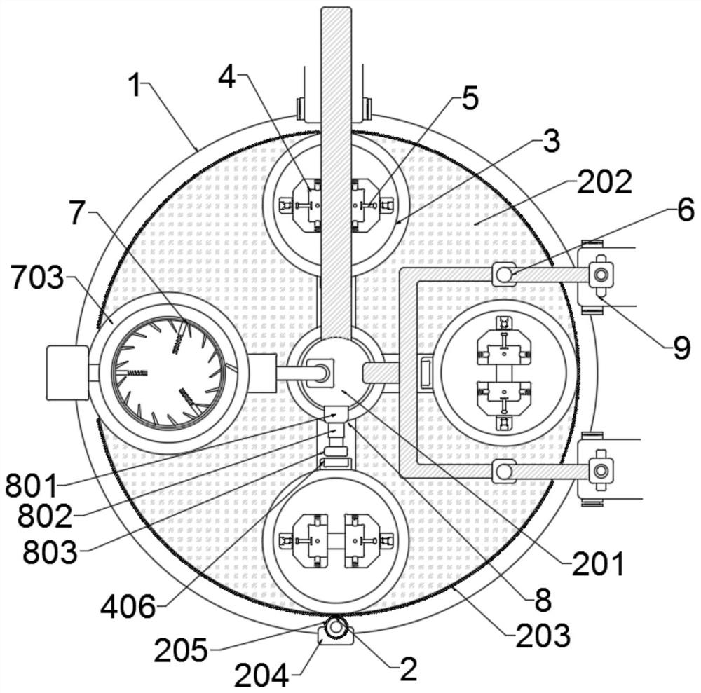 Efficient and rapid communication testing device for electronic equipment