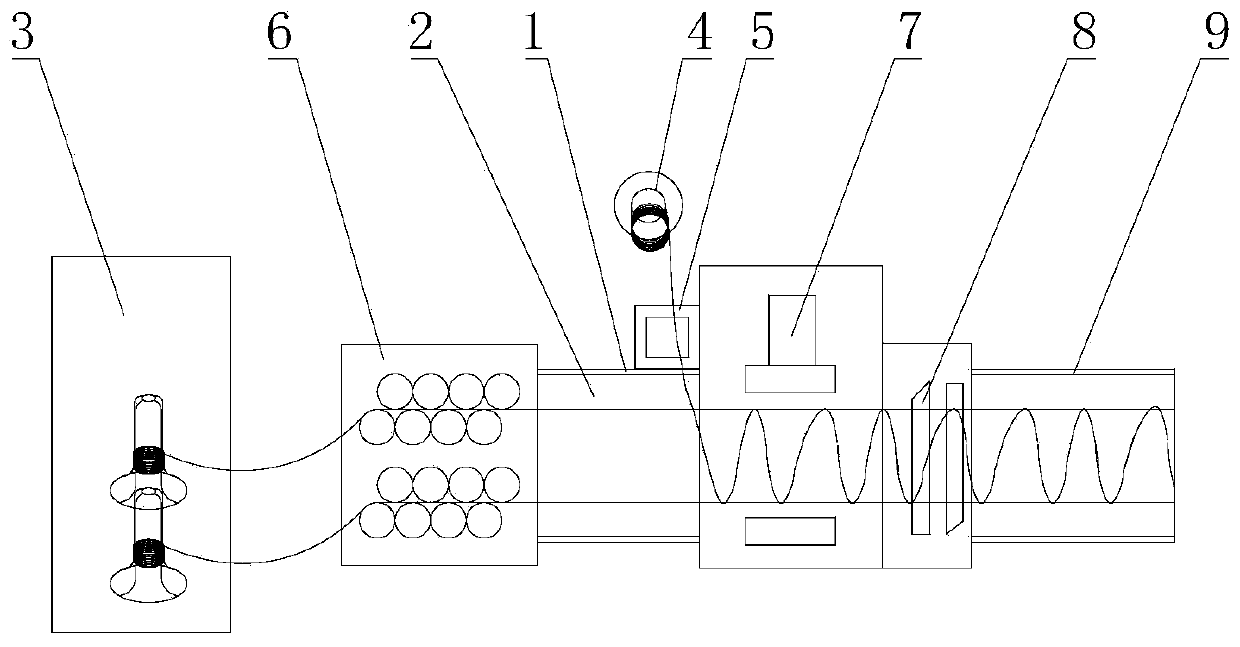 Box type column welding forming machine production line